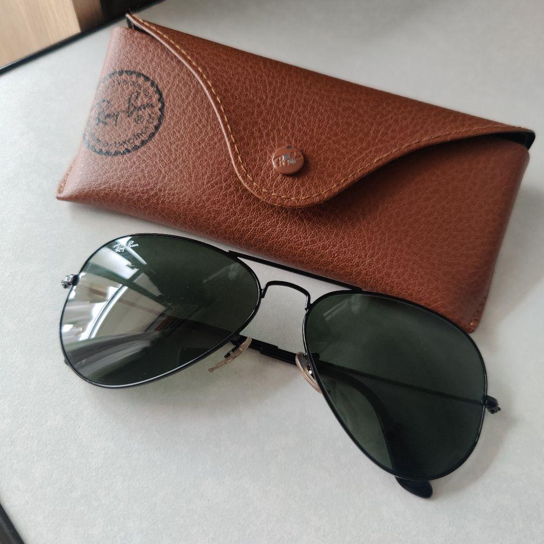 Ray-Ban サングラス ブラックフレーム グリーンレンズ 5,900円