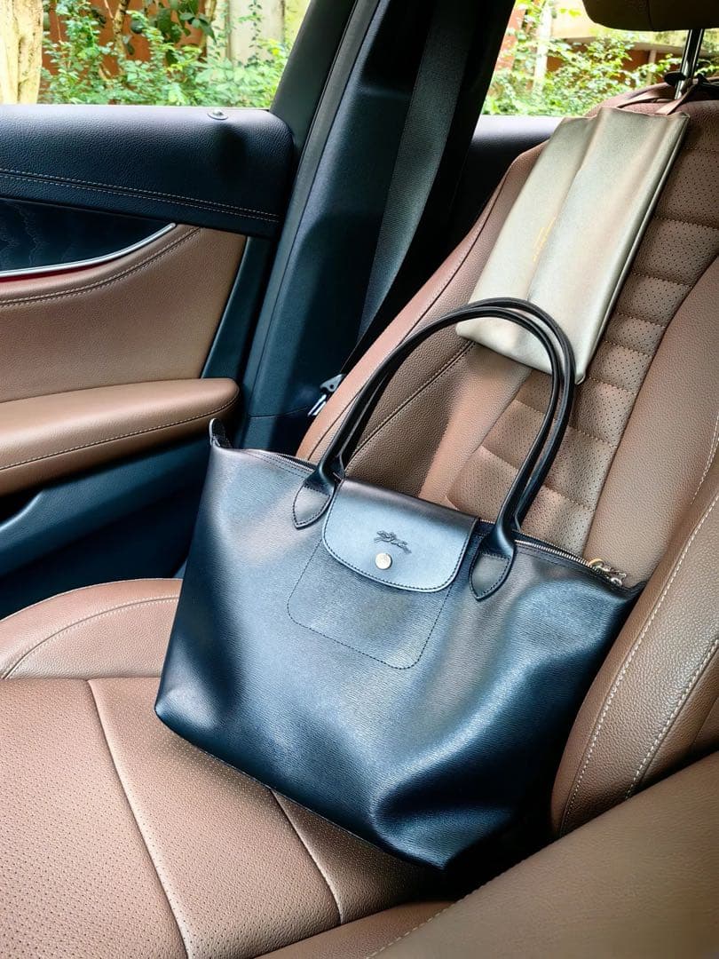 人気美品 未使用 ロンシャンル プリアージュシティ 肩掛け ブラック M