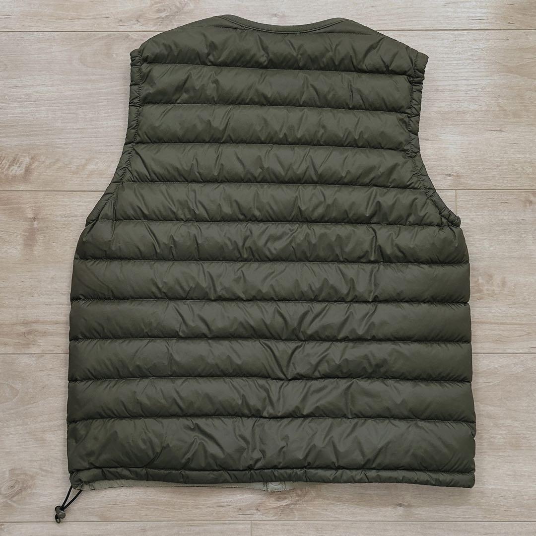 美品 DANTON ダントン 大人気 ダウン インナー ベスト オリーブ 36 美品 DANTON ダントン 大人気 ダウン インナー ベスト オリーブ 36