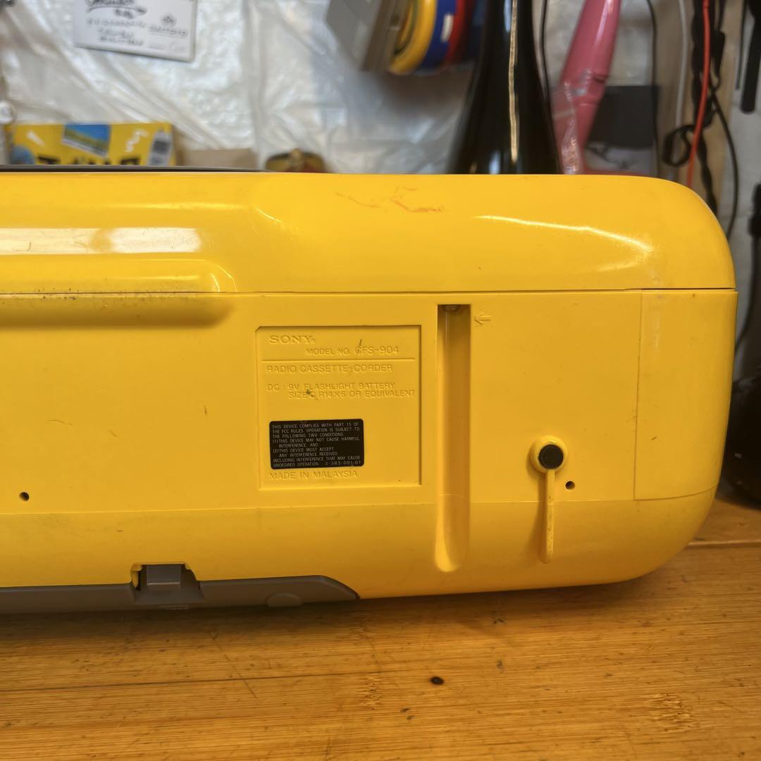[メンテ済可動品] Sony Sports CFS-904 ラジカセ　ソニー