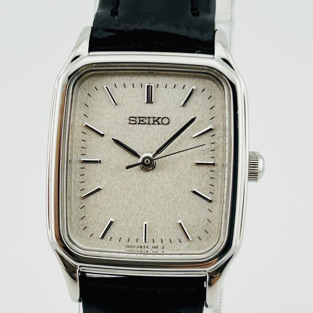 希少 新品電池】2808 SEIKO 腕時計 レディース QZ シルバー