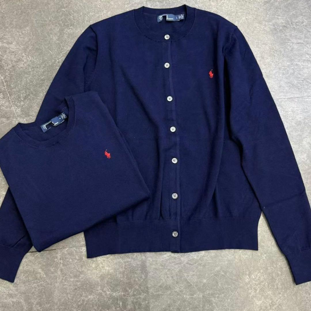 Polo Ralph Laurenショートスリーブクルーネックセーター2点セットM・POLO RALPH LAUREN