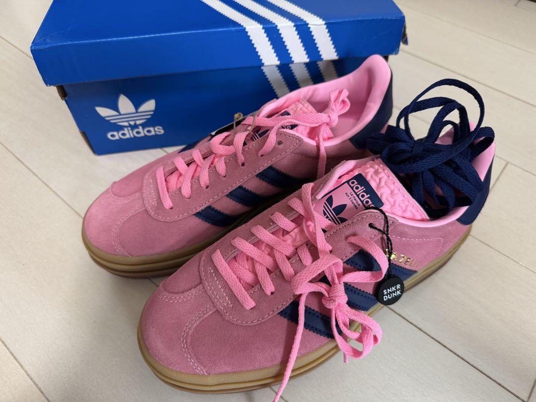 【新品未使用】23.5 アディダス ガゼル ボールド ピンクGazelle