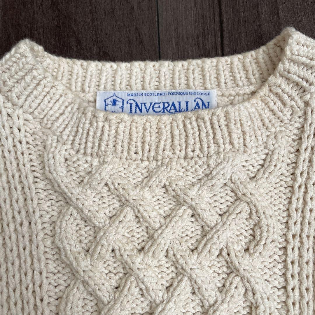 INVERALLANインバーアラン綿ニットベストSHIPSシップスIENA