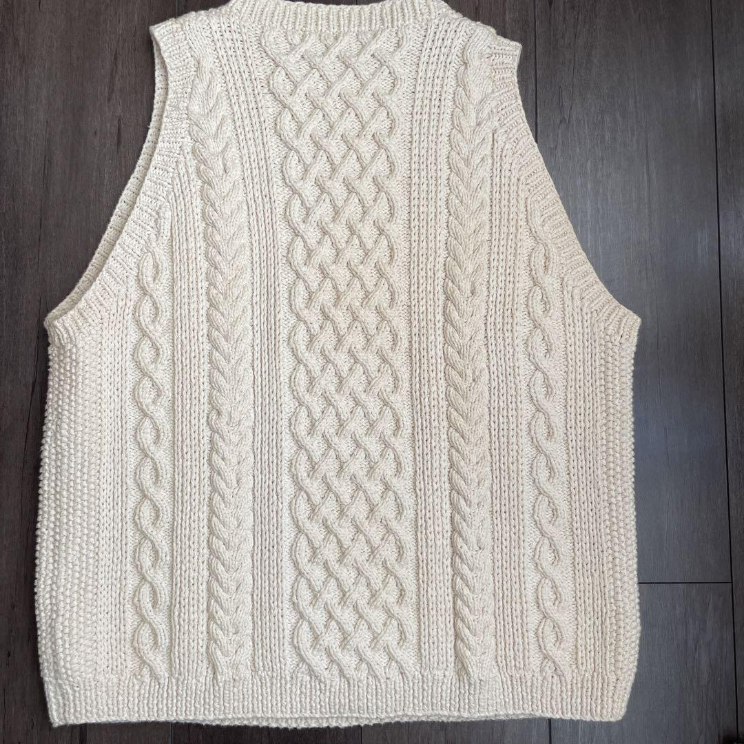 INVERALLANインバーアラン綿ニットベストSHIPSシップスIENA