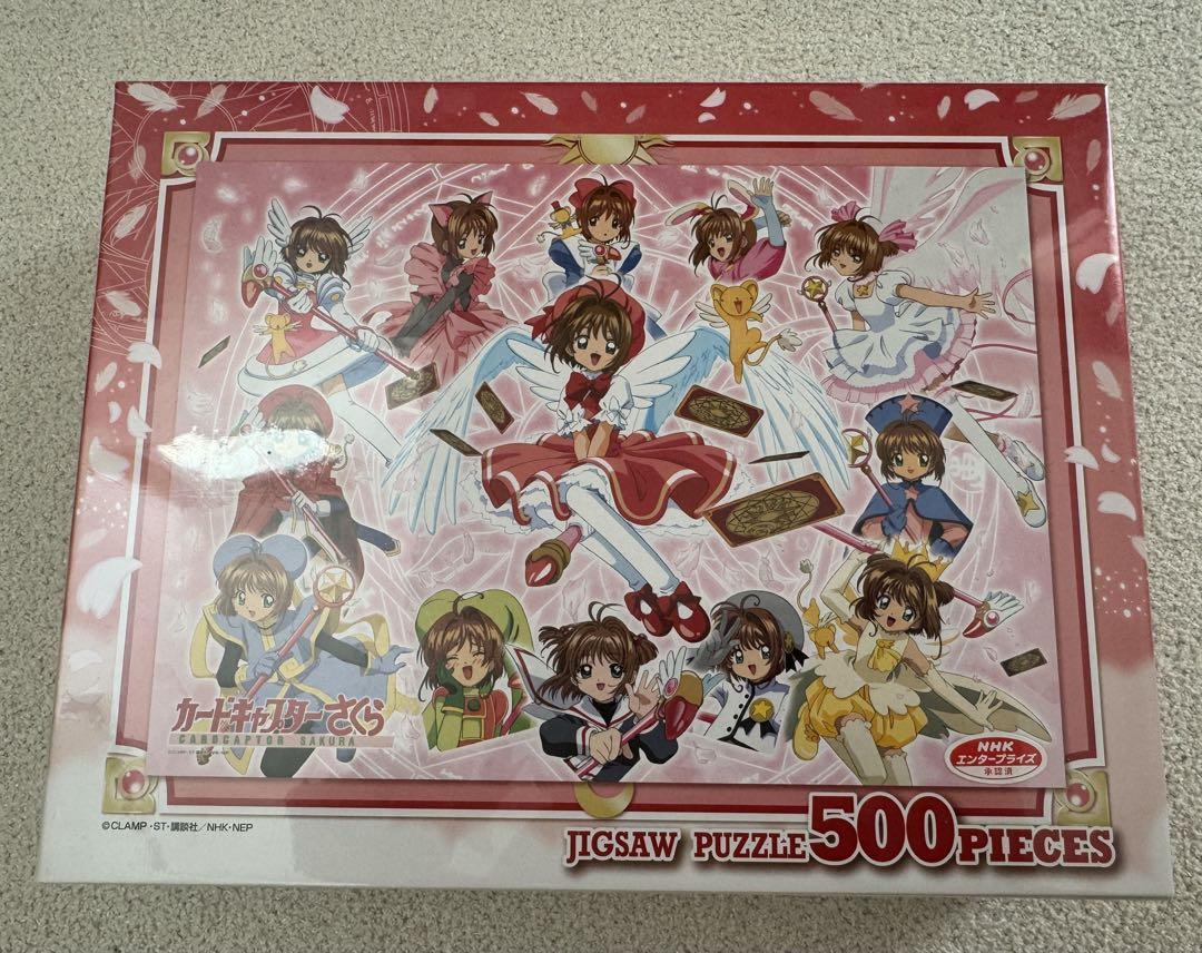 カードキャプターさくら ジグソーパズル さくら七変化 希少 500 ジグソーパズル カードキャプターさくら さくら七変化