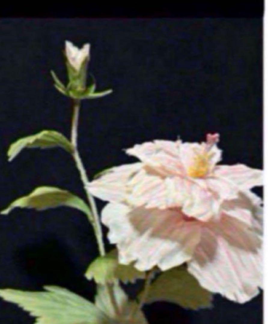 花　アートフラワーブーケ　アートフラワー　花　立体　ハイビスカス　ウリズン