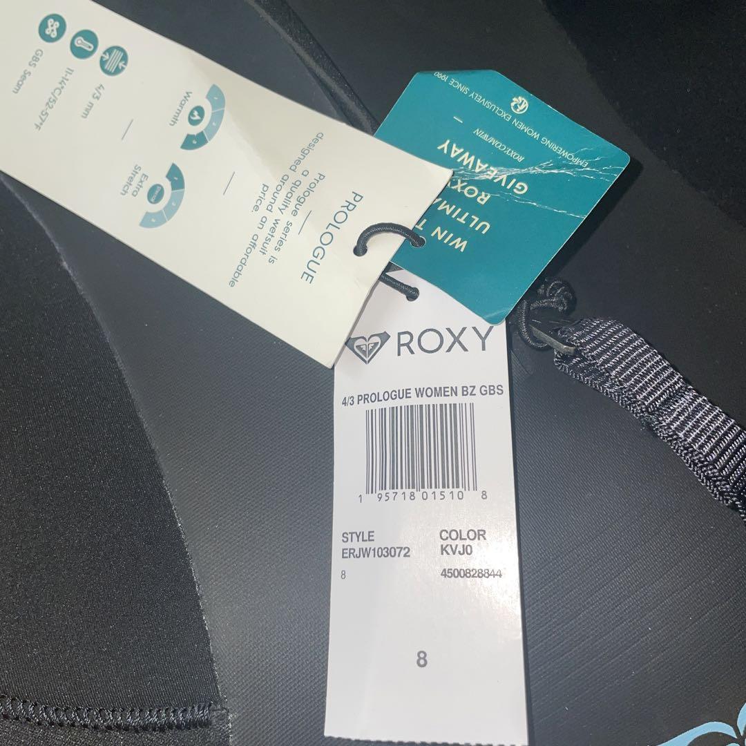 ロキシー　3×4㍉フルスーツ 新品ウェットスーツ　8号サイズ ROXY 特価【サイズ8号】 ロキシー 3/2mm SWELL シリーズ 上位