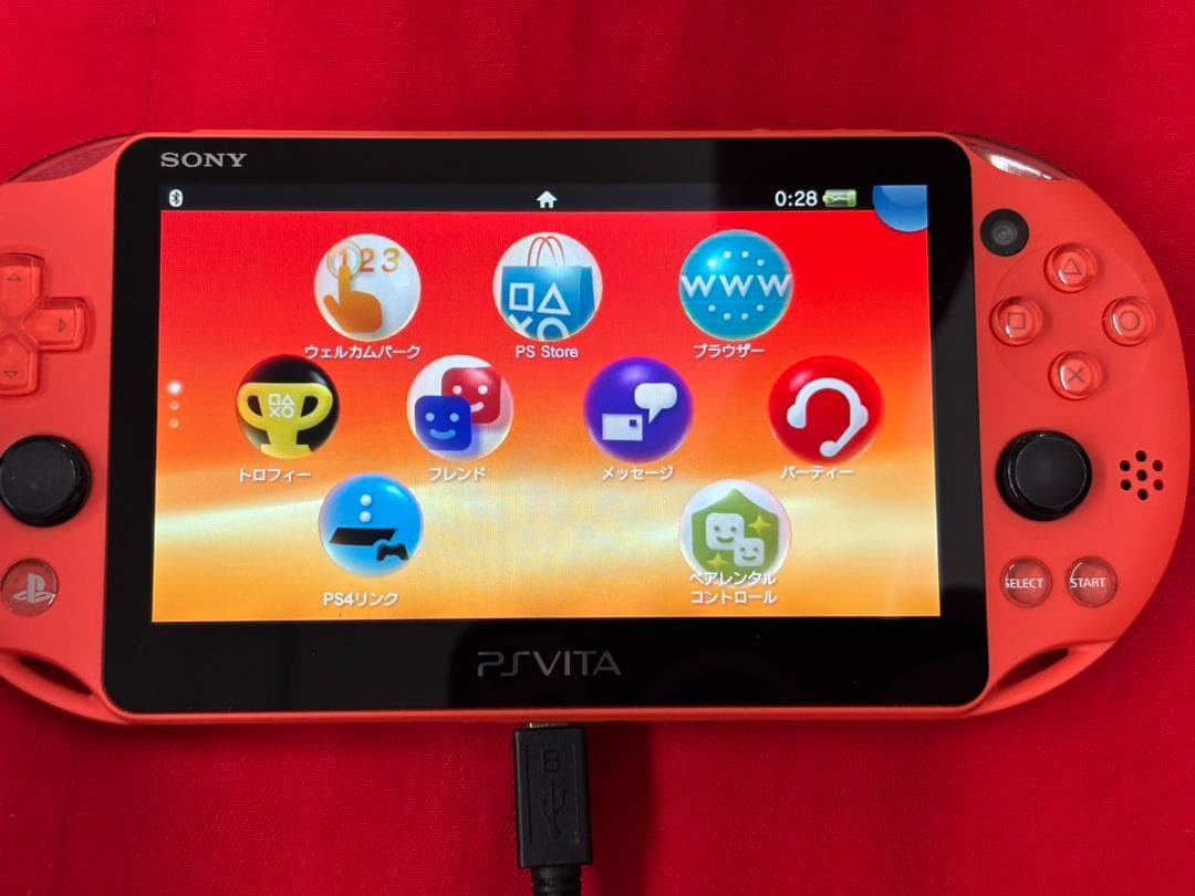 PSVITA PCH-2000 オレンジやや傷や汚れあり