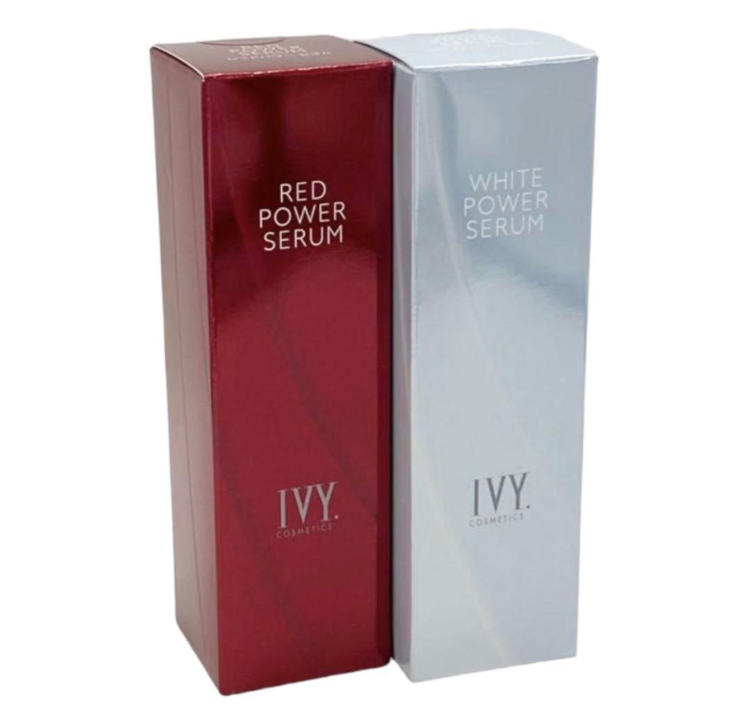 ■超お得■レッドパワーセラム ホワイトパワーセラム 2本セット アイビー化粧品