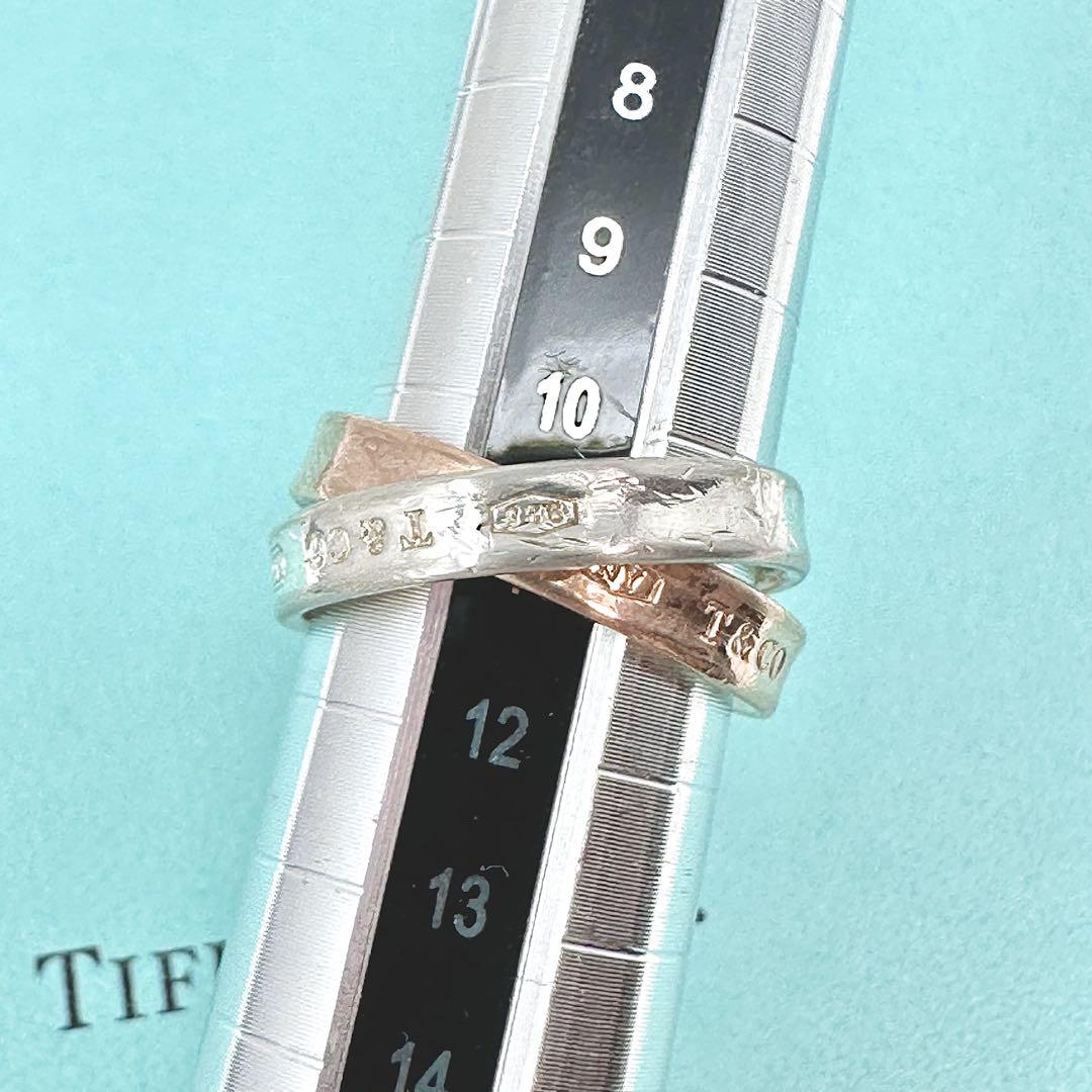 Tiffany インターロッキング　1837 ナローリング　ルベド　11号