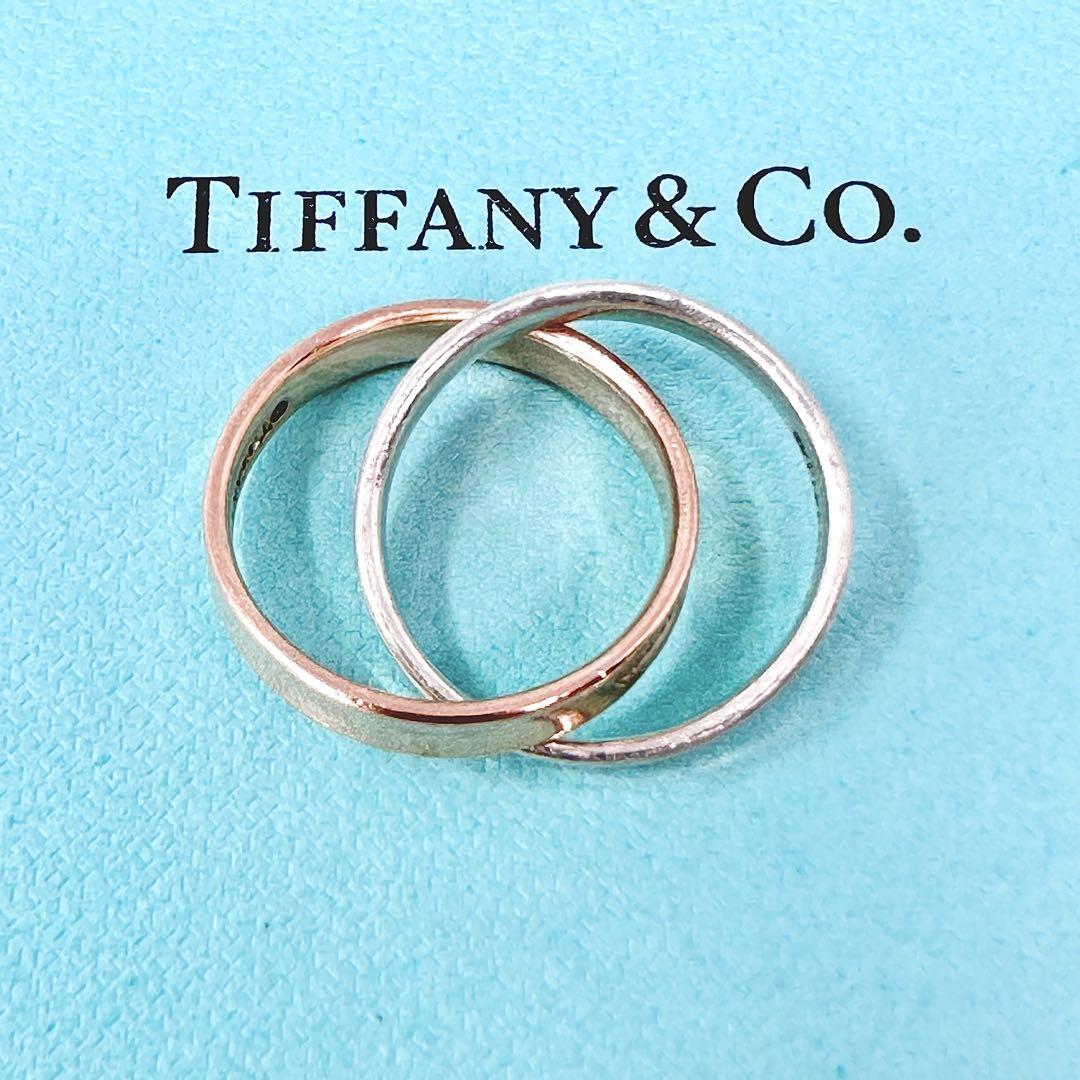 Tiffany インターロッキング　1837 ナローリング　ルベド　11号