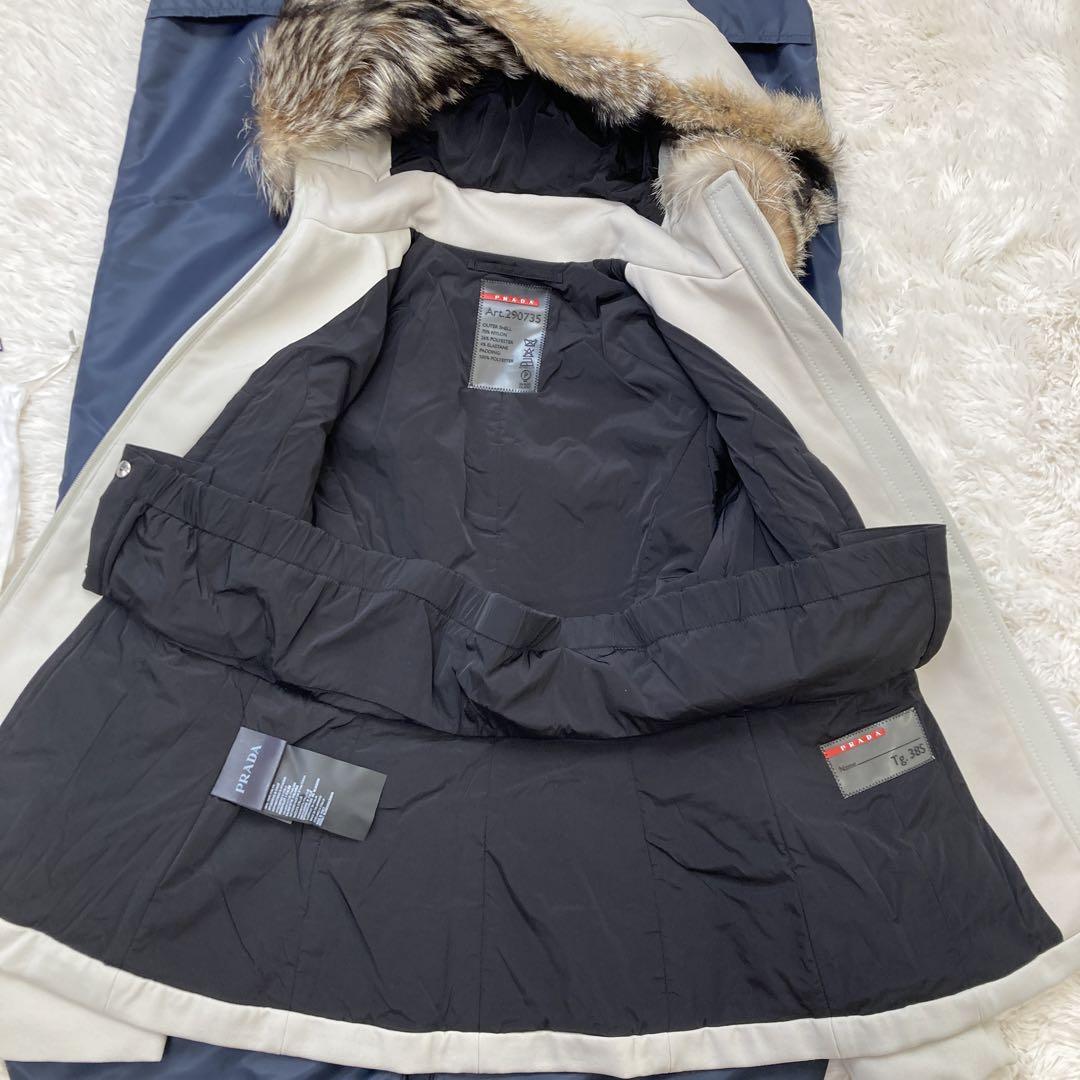 極美品】プラダ ショートコート 専用カバー付き フォックス