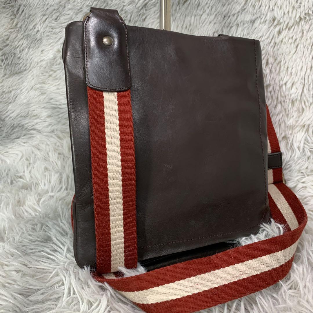 美品 BALLY バリー ショルダーバッグ サコッシュ トレスポ 斜めがけ