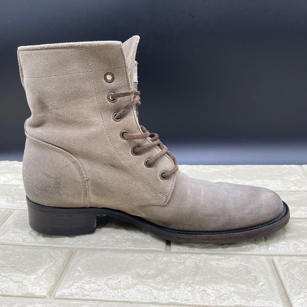 【良品】BUTTERO ブッテロ b1101 レースアップブーツ 40 グレー