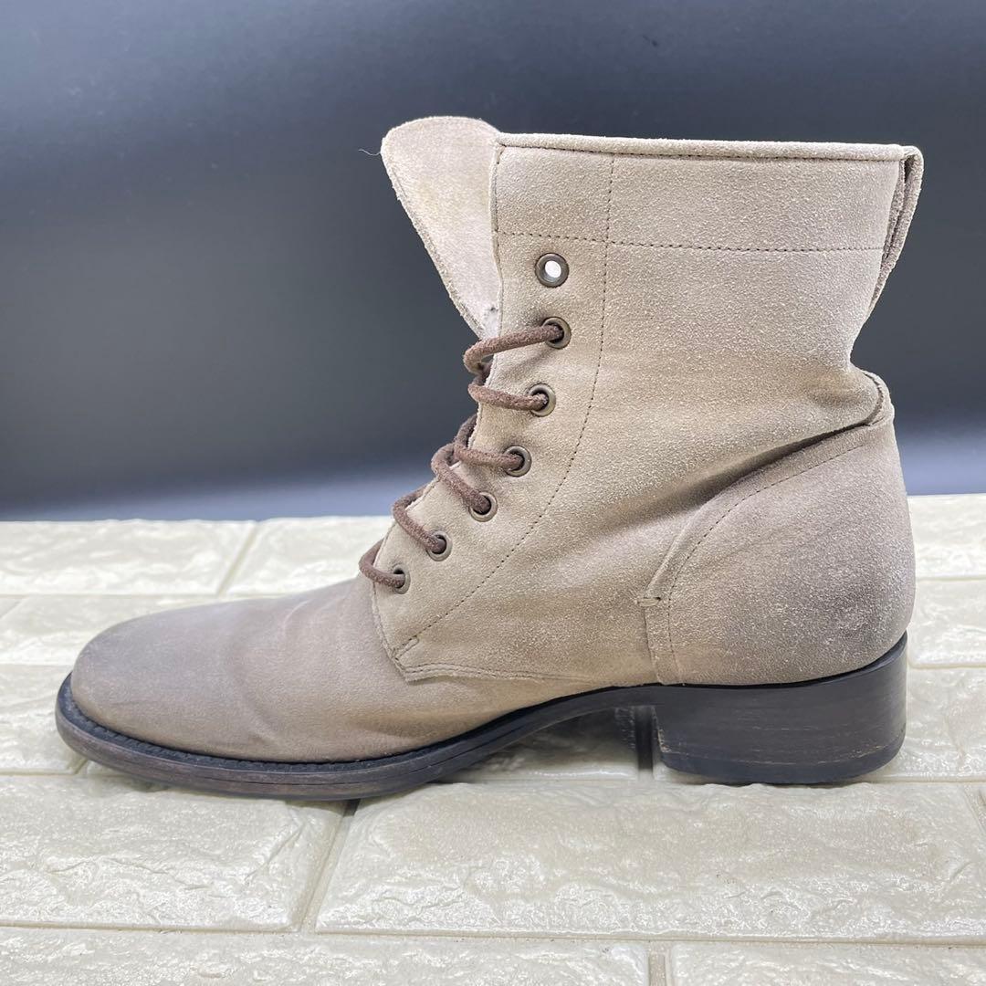 【良品】BUTTERO ブッテロ b1101 レースアップブーツ 40 グレー