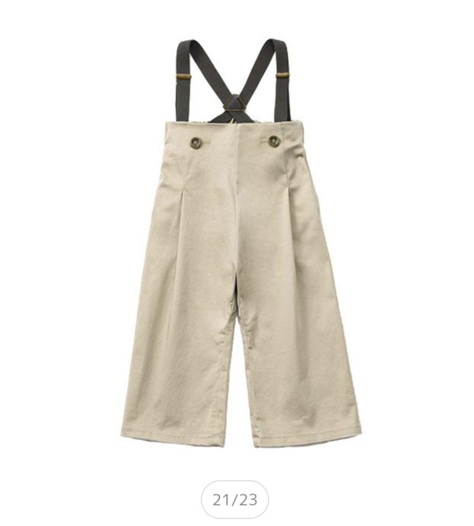 MARLMARL　サスペンダー付きパンツ
