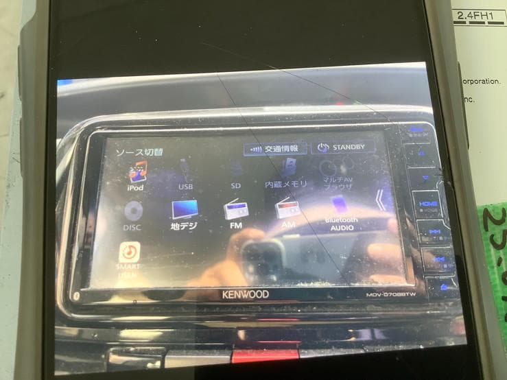 25071006 タント KENWOOD 2021 カーナビ BT 地デジやや傷や汚れあり BRIGHTFACE_UK