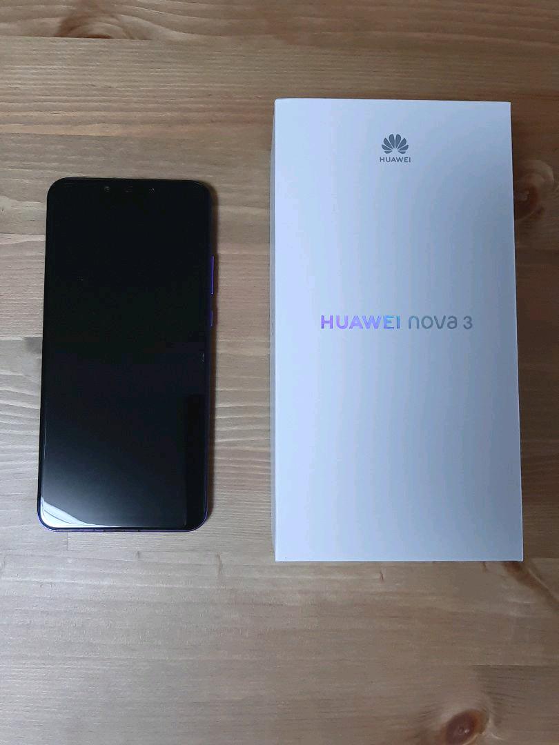 HUAWEI nova 3 アイリスパープル 128 GB SIMフリー