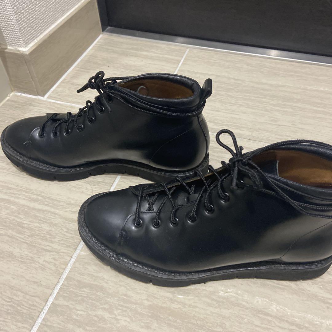 BUTTERO本革ブラックレザー ブーツ
