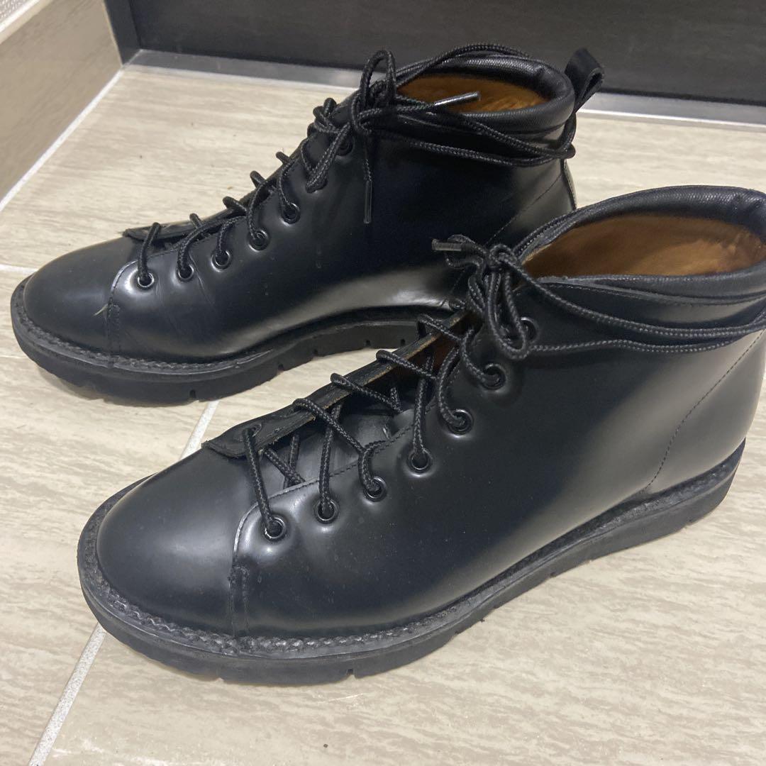 BUTTERO本革ブラックレザー ブーツ