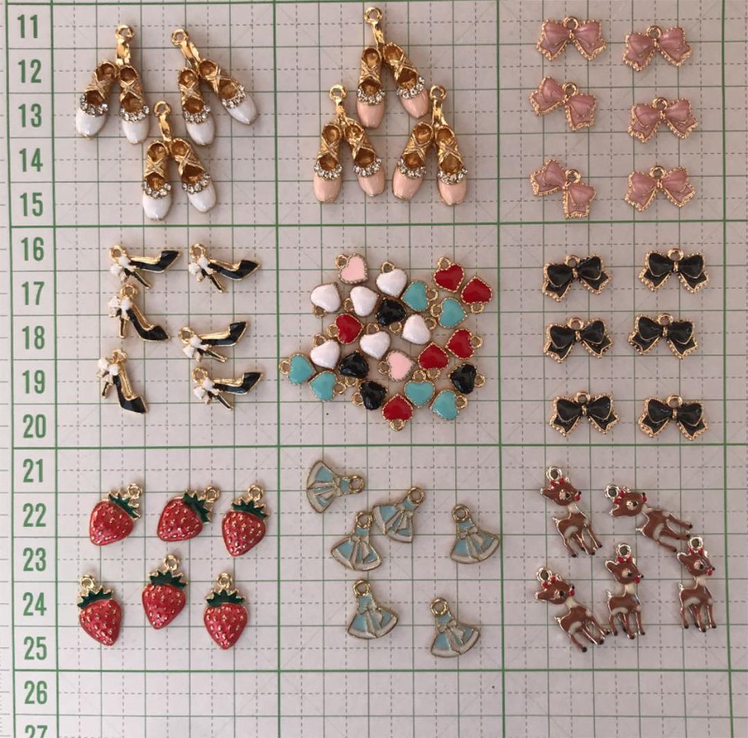 チャーム チュチュルルベちゃん ブレスレット ピアス イヤリング 製作