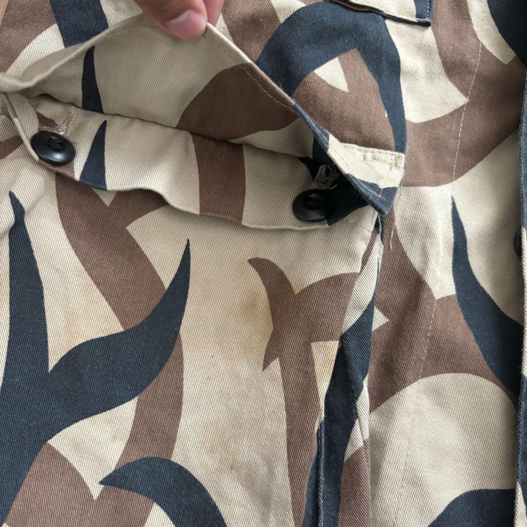 90s usa製 ASAT ミリタリー トライバルカモ BDU ジャケット 90sトライバルカモ BDU トライバル ASAT COMBAT CLOTH 90's