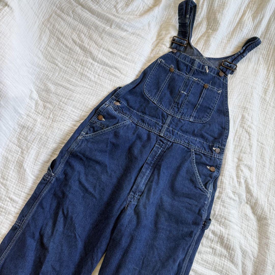 美品☆80s Sears デニムオーバーオール ワークパンツ ヴィンテージ