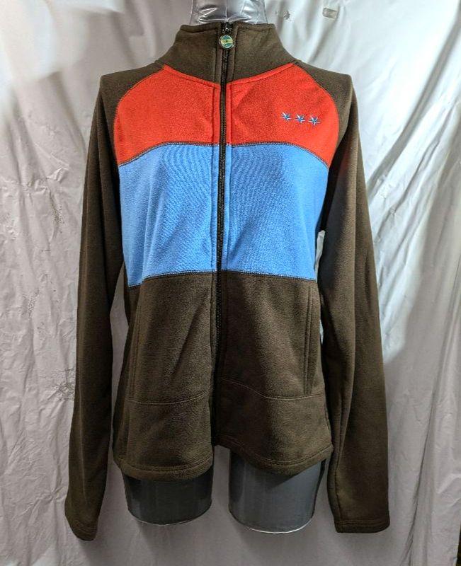 BURTON　バートン　フリース ジャケット　茶緑系　Ｌ