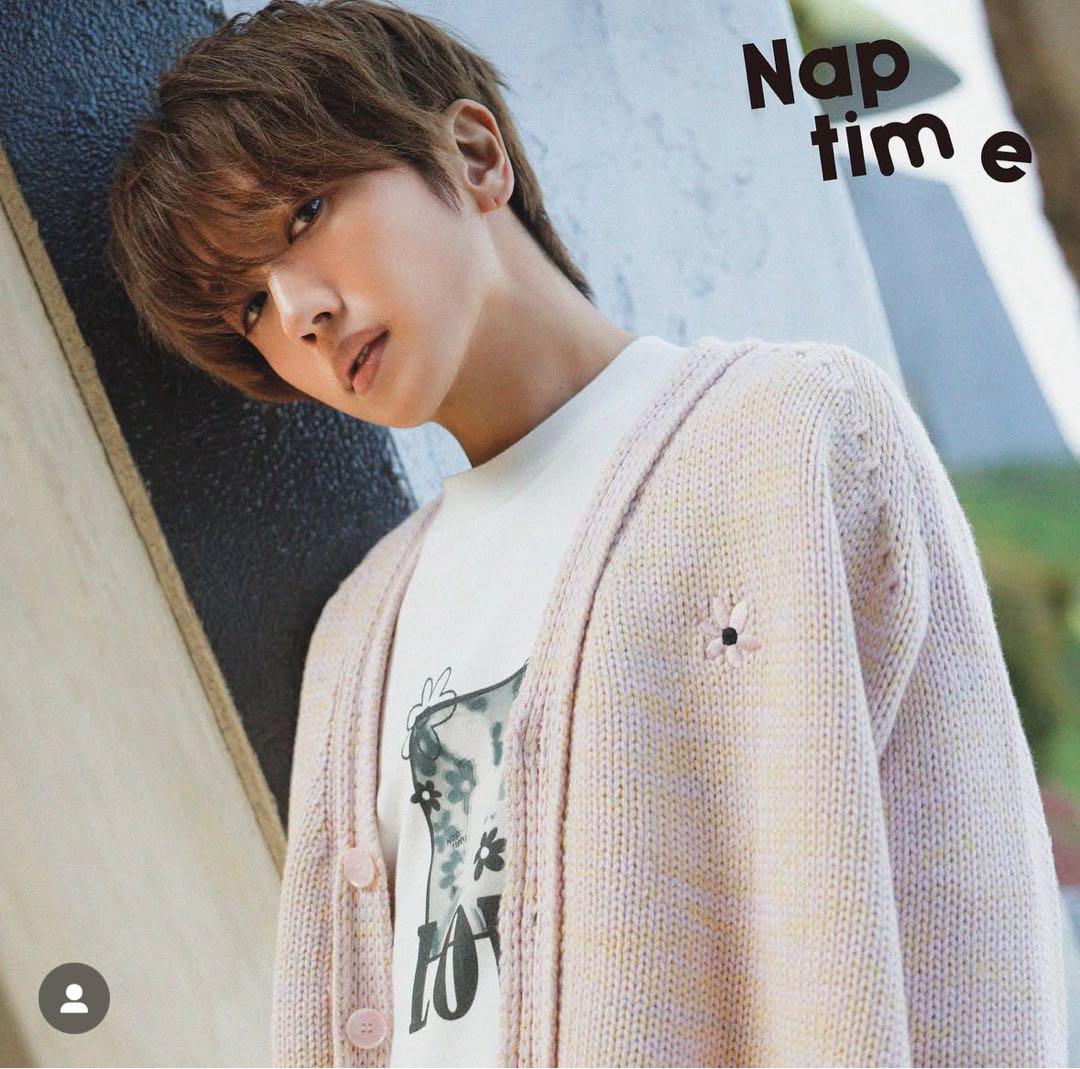 naptime ニットカーディガン PINK