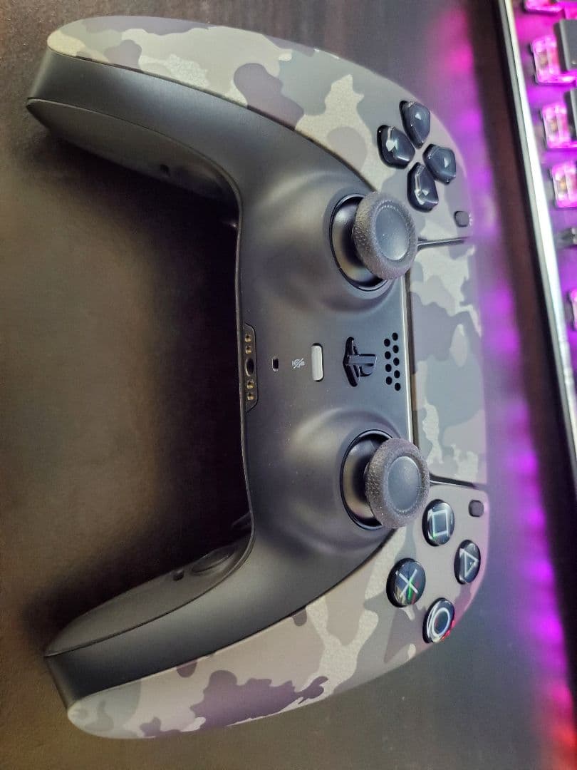 PS5用 ブラック コントローラー 背面ボタン RL1.2カチカチトリガー目立った傷や汚れなし UP786_INFO