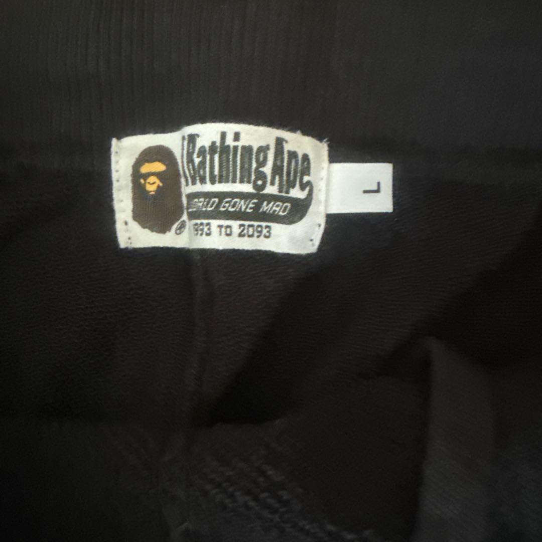 A Bathing Ape ブラック スウェットパンツ L