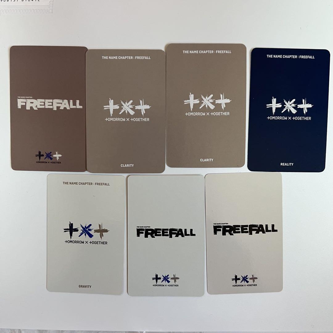 TXT freefall トレカ セット ヒュニンカイ weverse ユニバ