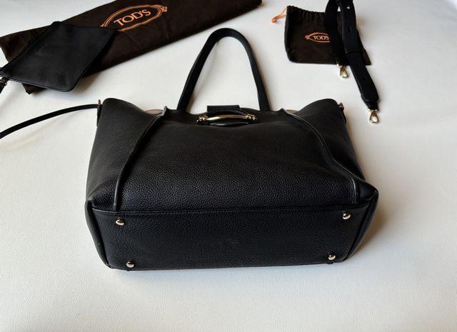 TOD SトッズダブルTリングレザートートバッグ