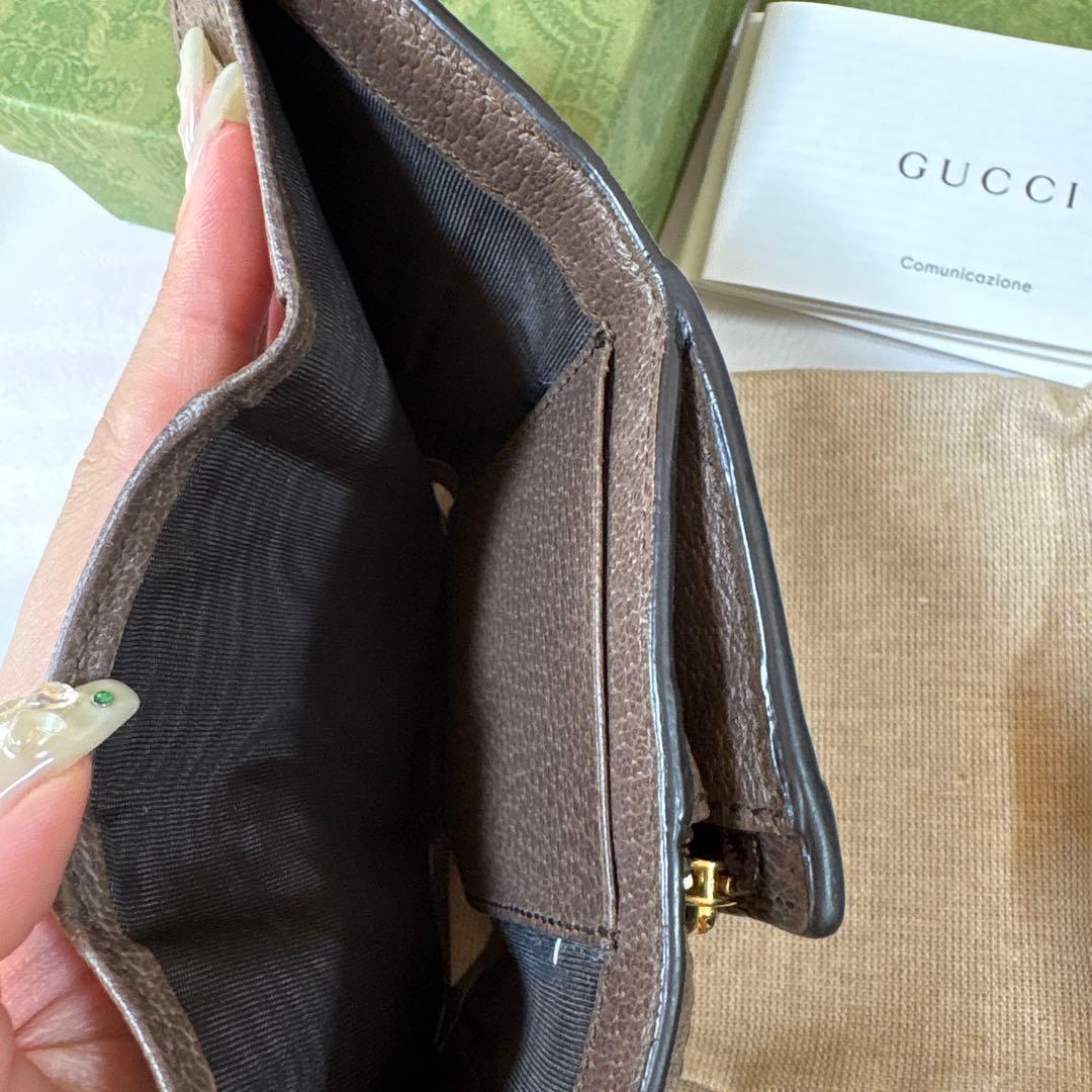 GUCCI 三つ折り財布 GGキャンバス 値下げ❌ GUCCI 三つ折り財布 GGキャンバス 値下げ❌