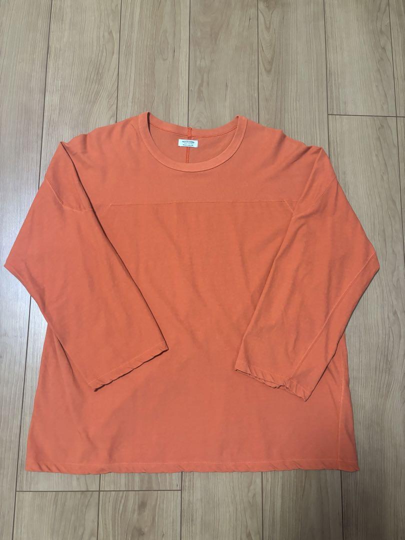 MAATEE&SONS 24SS 強撚C FOOTBALL TEE オレンジ