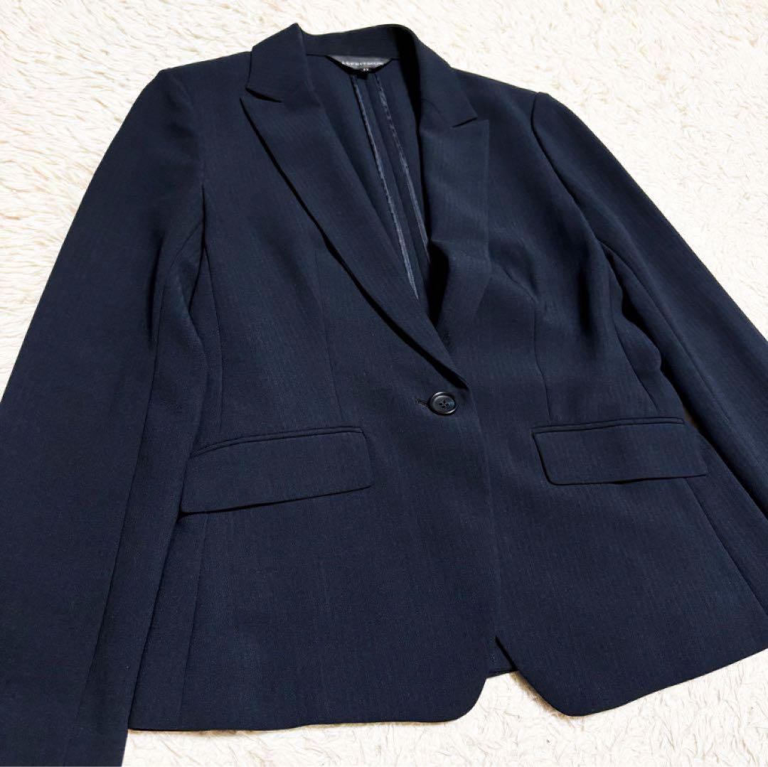 美品】ESPRITMUR パンツスーツ セット 11号 ネイビー - メルカリ