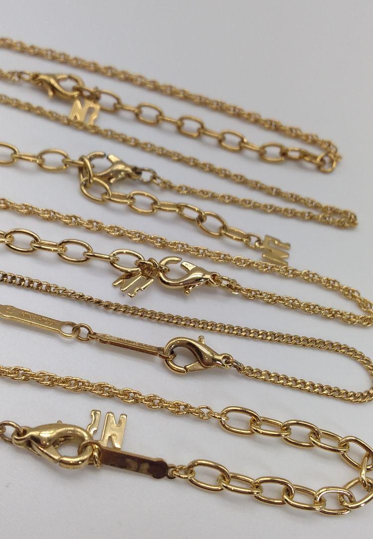 経典 NINA RICCI 5点セット!ゴールドネックレス 経典 NINA RICCI 5点セット!ゴールドネックレス