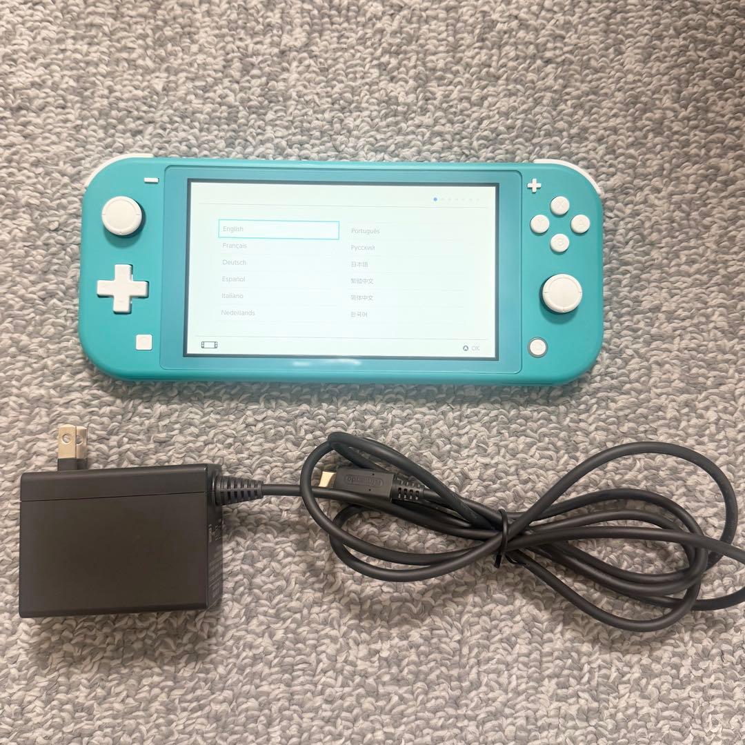 Nintendo Switch Lite ターコイズ 本体 充電器