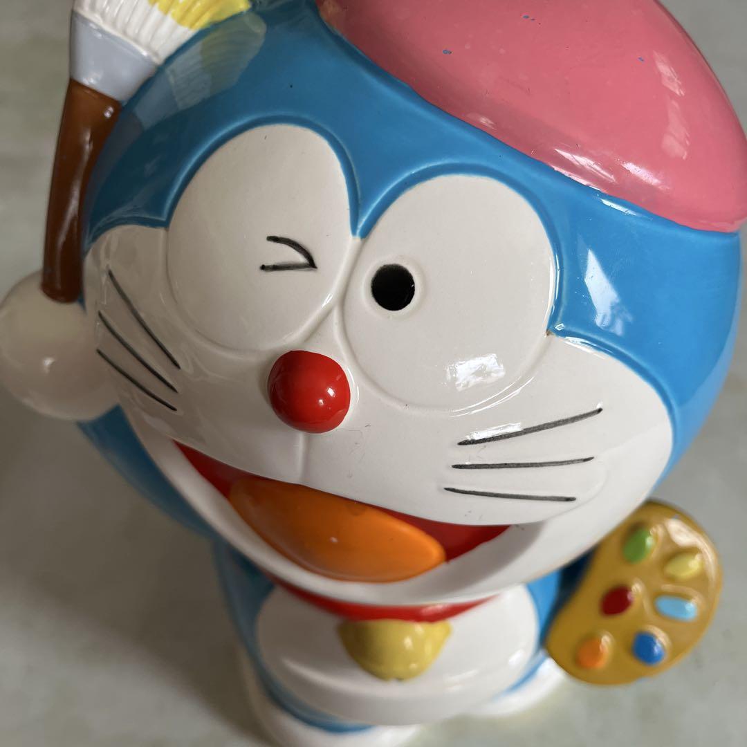 ドラえもん BIGお絵かき 貯金箱 陶器