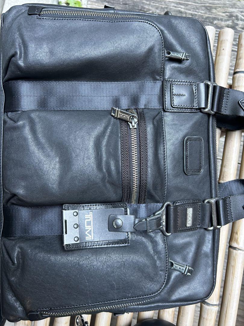 TUMI レザー ビジネスバッグ ブラック
