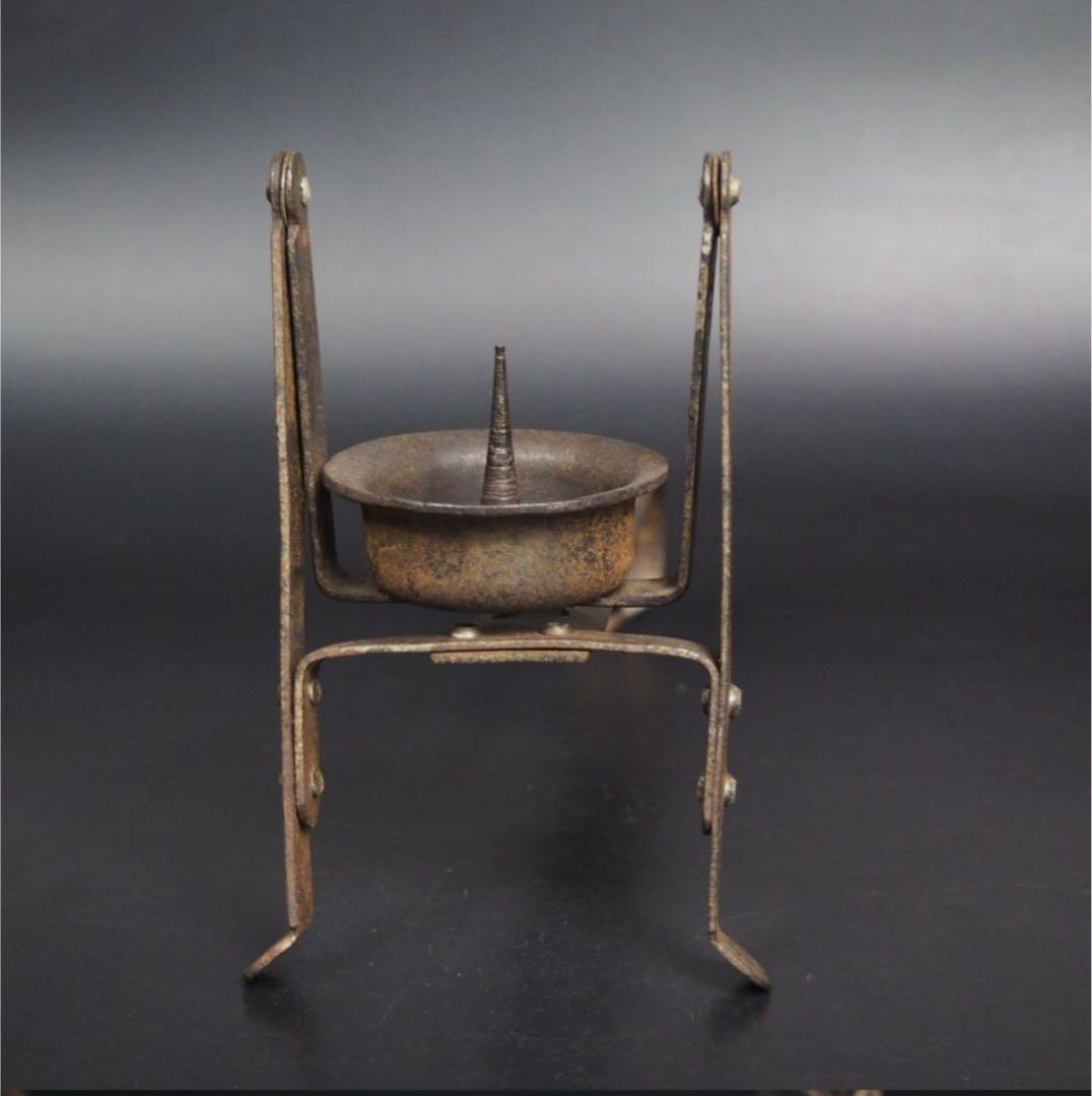 送料無料江戸時代 鉄製自在燭台 蝋燭立 ロウソク立て 送料無料江戸時代 鉄製自在燭台 蝋燭立 ロウソク立て