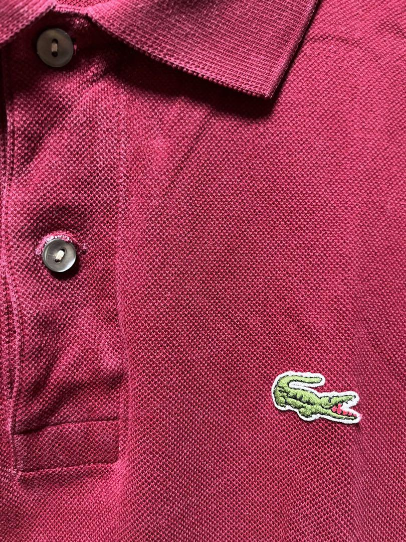 【美品】80's ラコステ フレンチラコステ フランス製 長袖  赤 5