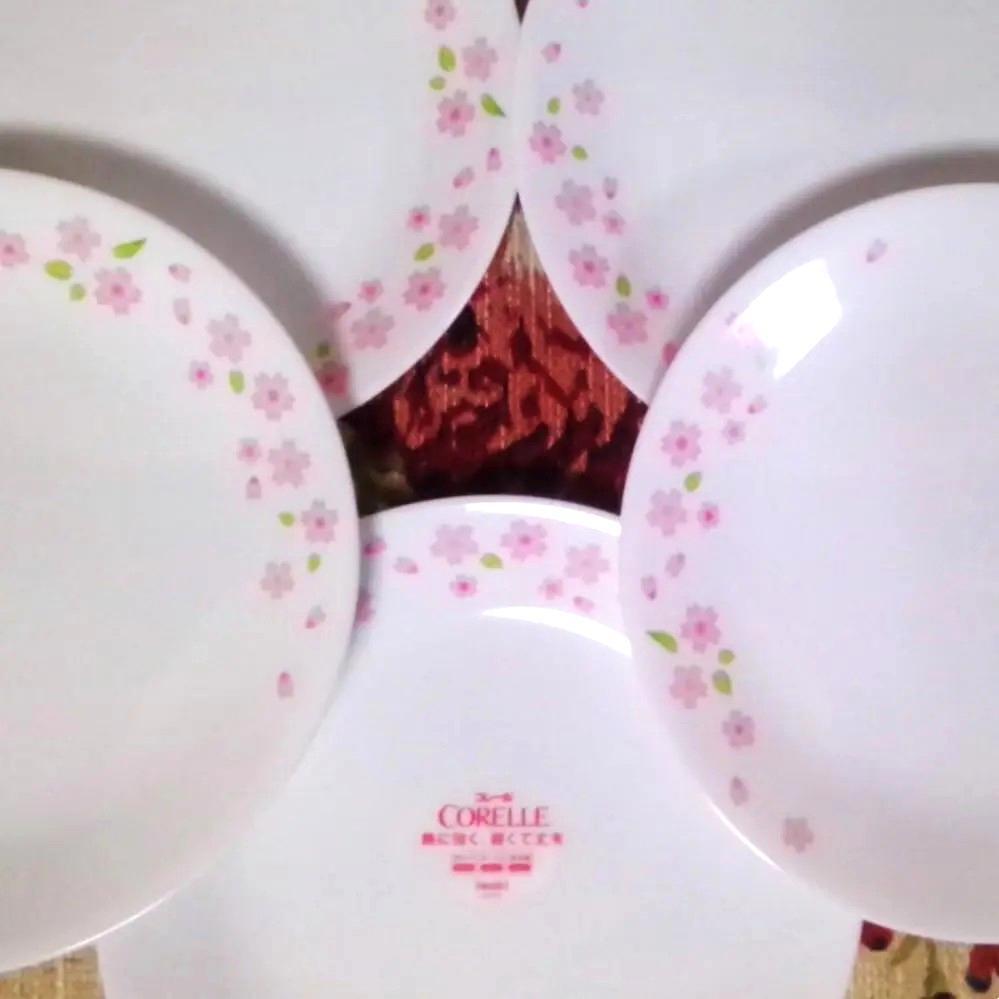 さらこな様ご専用です❀新品5点 コレール さくら柄プレート