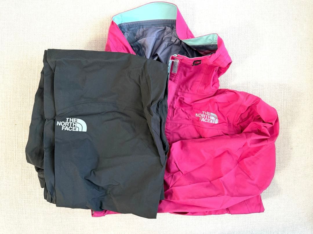 ザノースフェイス レインテックスエアロ レインウェア セットアップ M 袋ありTHE NORTH FACE