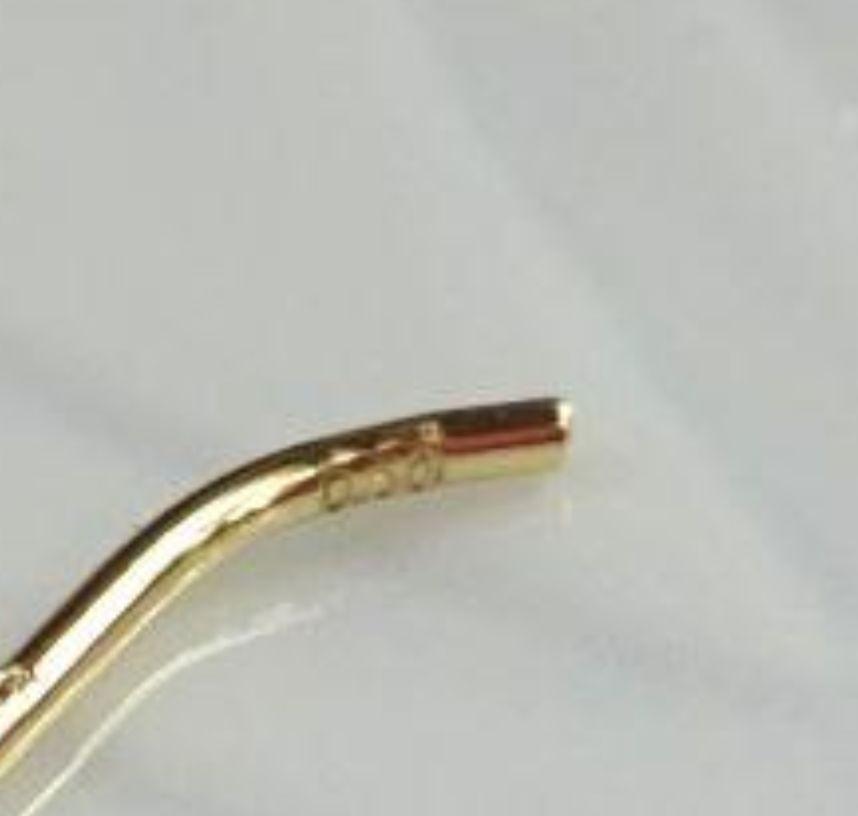 １カラット　天然　ダイヤモンド　フックピアス　k18　　ロングピアス