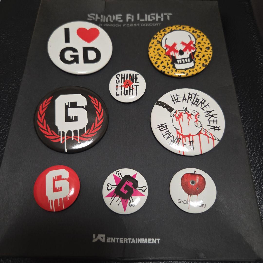 G-DRAGON SHINE A LIGHT 缶バッジセット BIGBANG