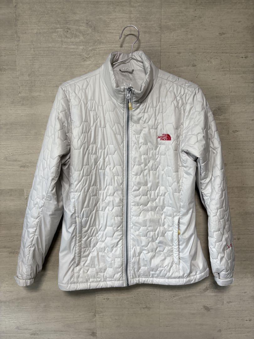 ノースフェイス レディース2XL ホワイト 中綿ジャケット アウトドア 登山