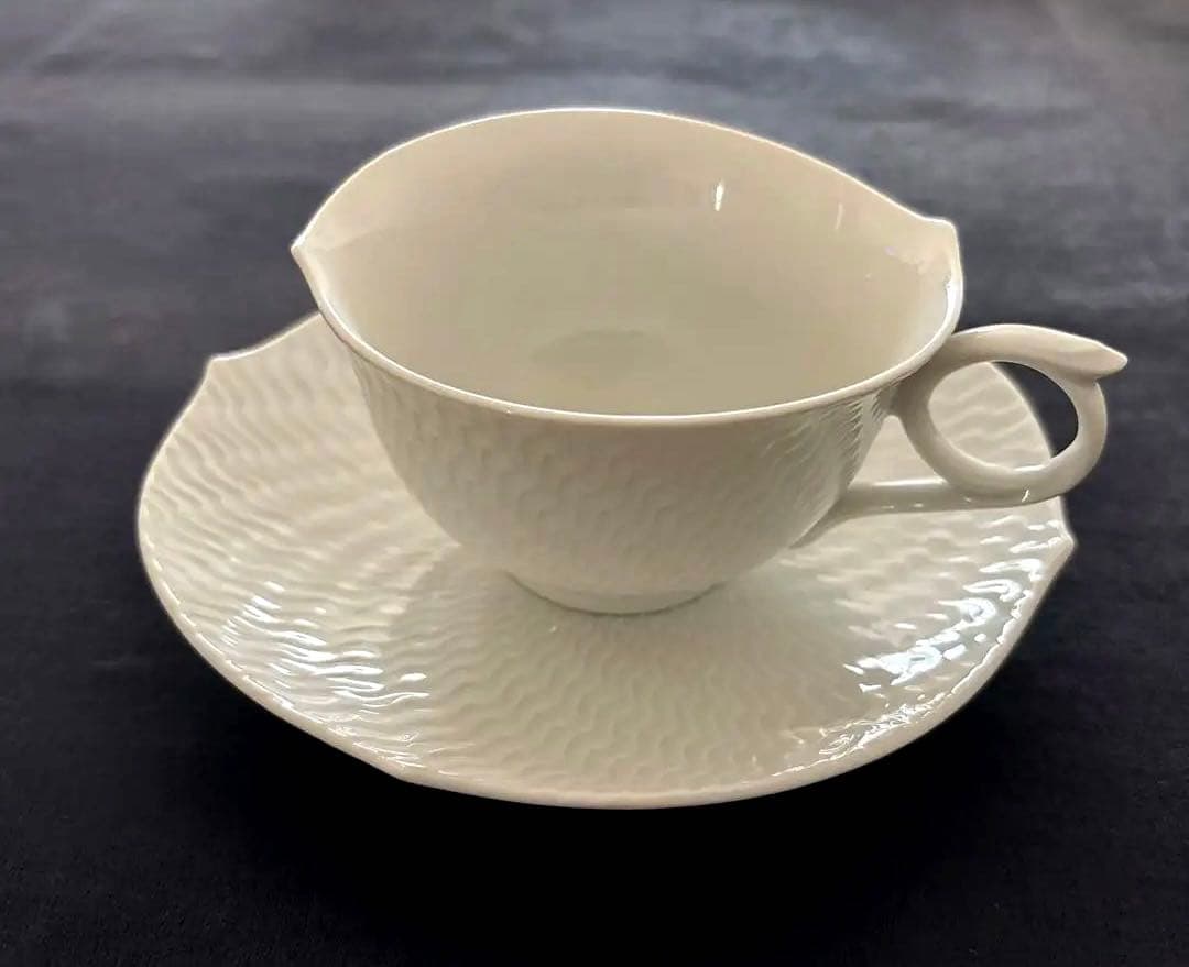 マイセン 波の戯れ ティーカップ ソーサーセット 2客セット