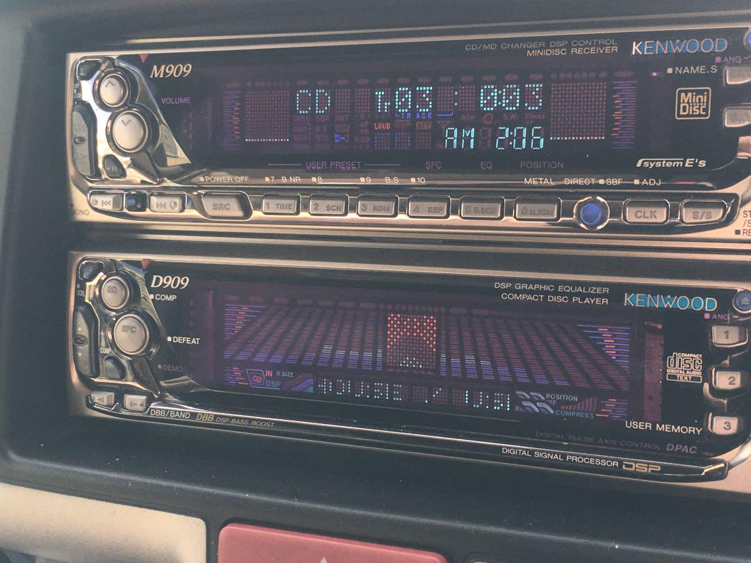 ケンウッド M909 D909 kenwood グラフィックイコライザー